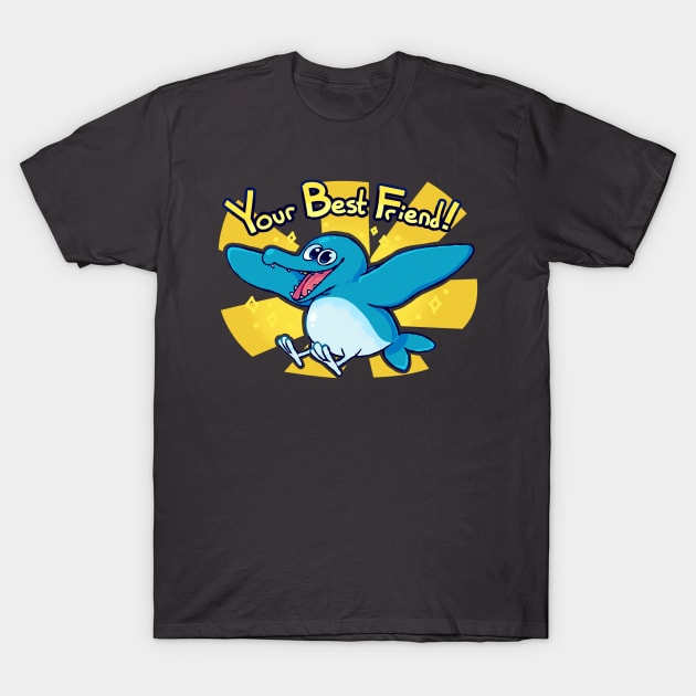 Your Best Friend - Fin Fin T-Shirt by smashchu